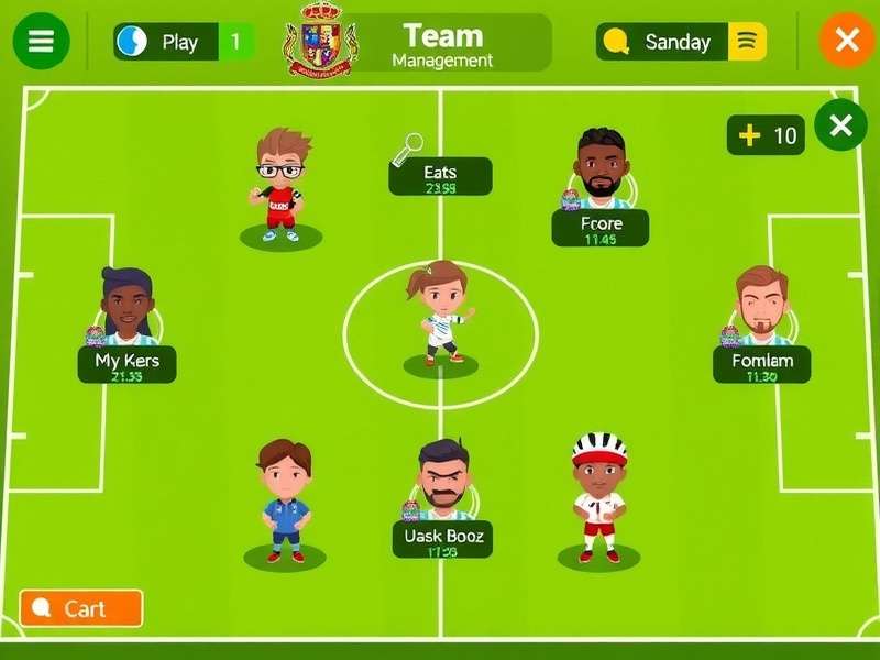 Goa Football Prodigy Squad team management interface